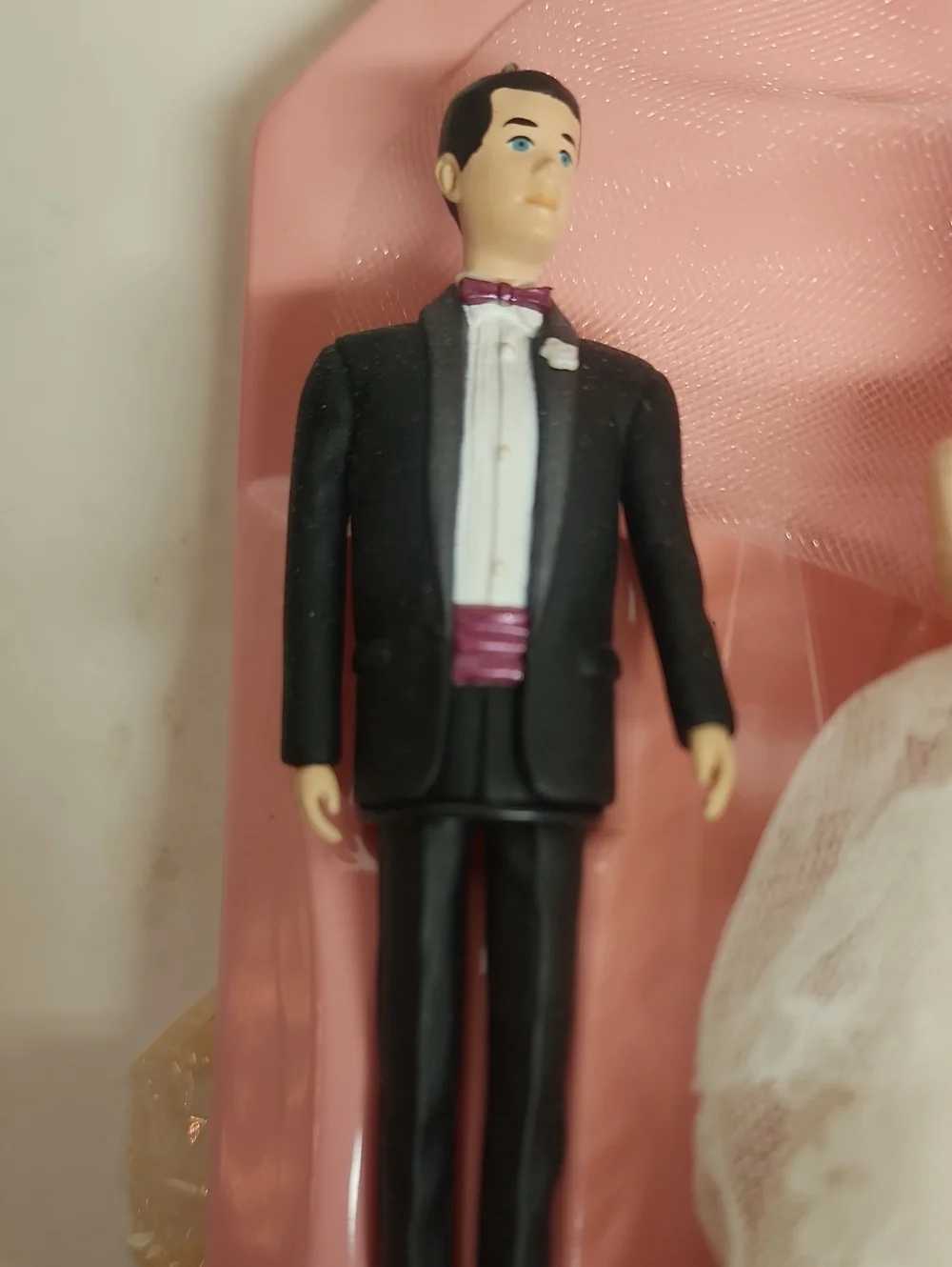 Barbie & Ken Wedding Day Set Keepsake Collector Dolls Ornament Handcrafted 1997
